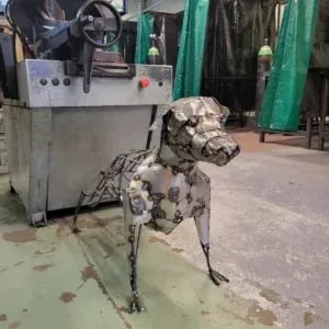 Fabricated dog