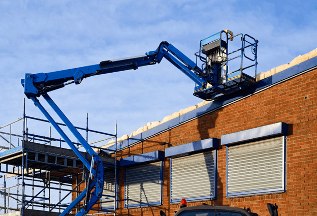 A MEWP being operated by a business whose employees have undergone IPAF training and have made the necessary checks to avoid accidents.